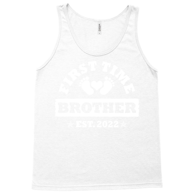 First Time Brother Est 2022 Funny New Brothers Gif Tank Top by amorajankuk | Artistshot