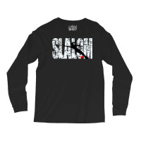 Slalom Water Skier Girl Long Sleeve Shirts | Artistshot