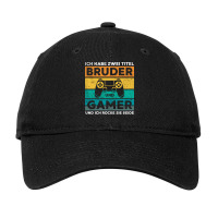 I Have Two Titles Brother And Gamer Adjustable Cap | Artistshot