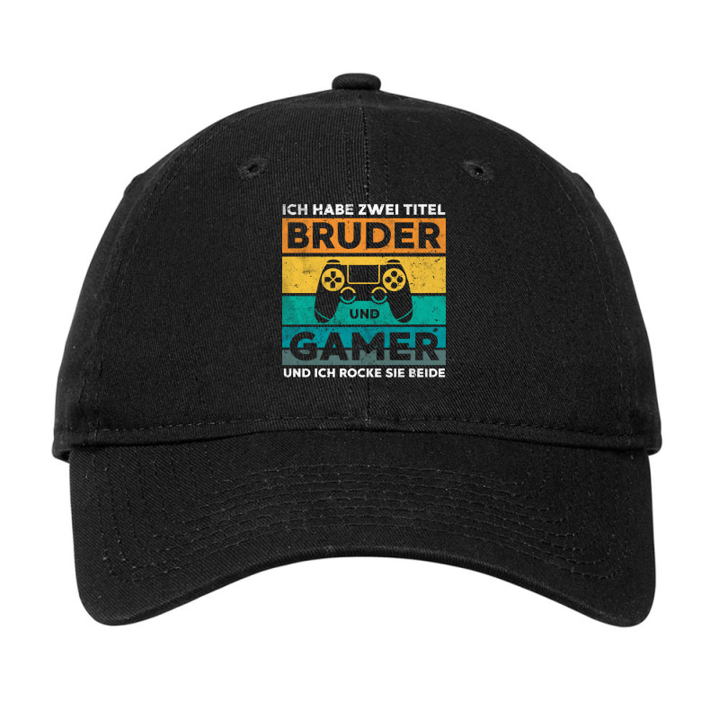 I Have Two Titles Brother And Gamer Adjustable Cap by amorajankuk | Artistshot