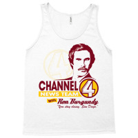 Channel 4 News Team With Ron Burgundy! Tank Top | Artistshot