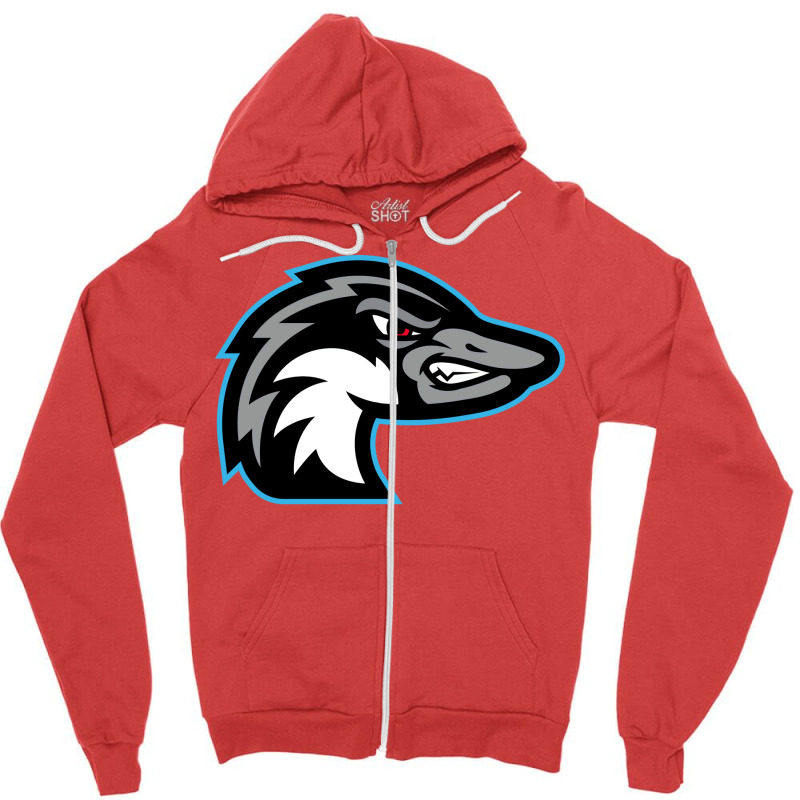 Nene Bird Mascot Blue Zipper Hoodie by asdasdjudz | Artistshot