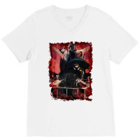 Francis Bacon Painting Horror Art Lover Figure Man V-neck Tee | Artistshot