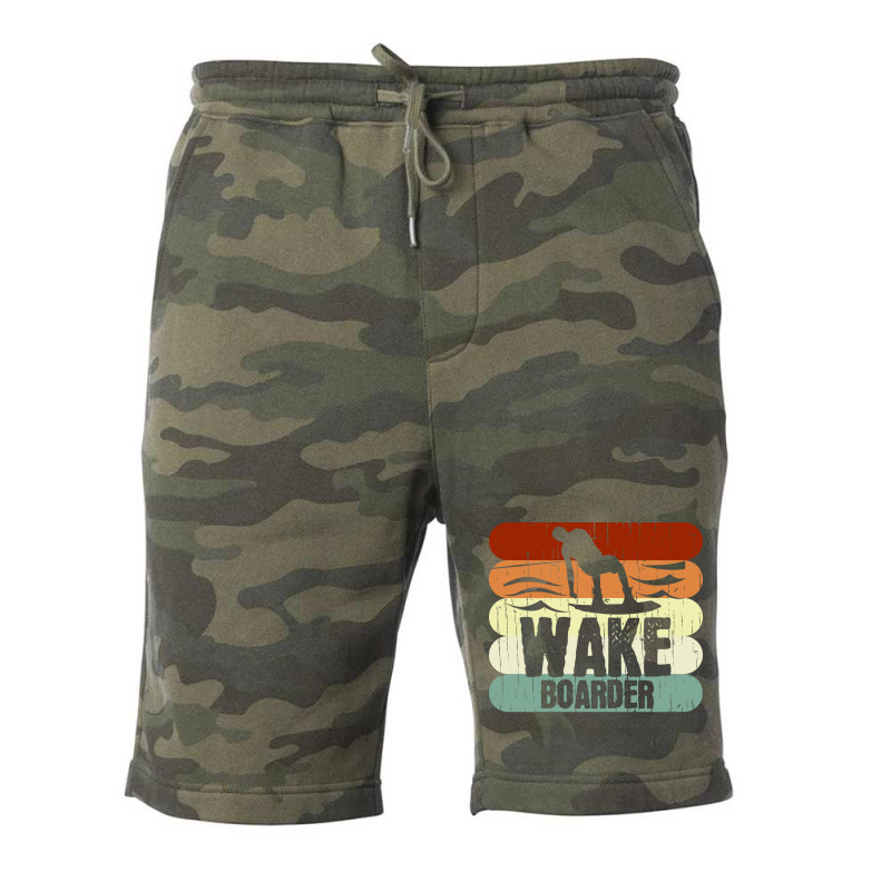 Vintage Wakeboarding Wakeboarder Wake Stars Fleece Short | Artistshot