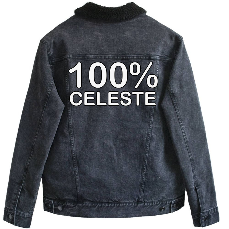 Celeste Name Wife Birthday Gifts From Hus Delivere Unisex Sherpa-lined Denim Jacket | Artistshot