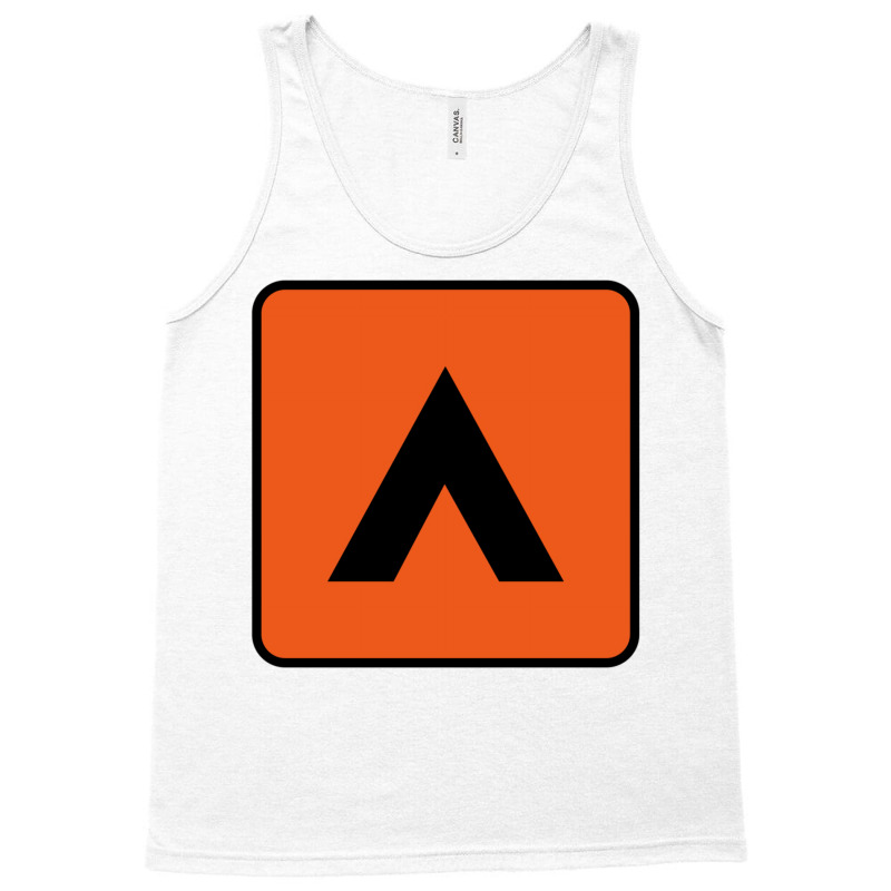 Camping Sign Symbol Tank Top | Artistshot