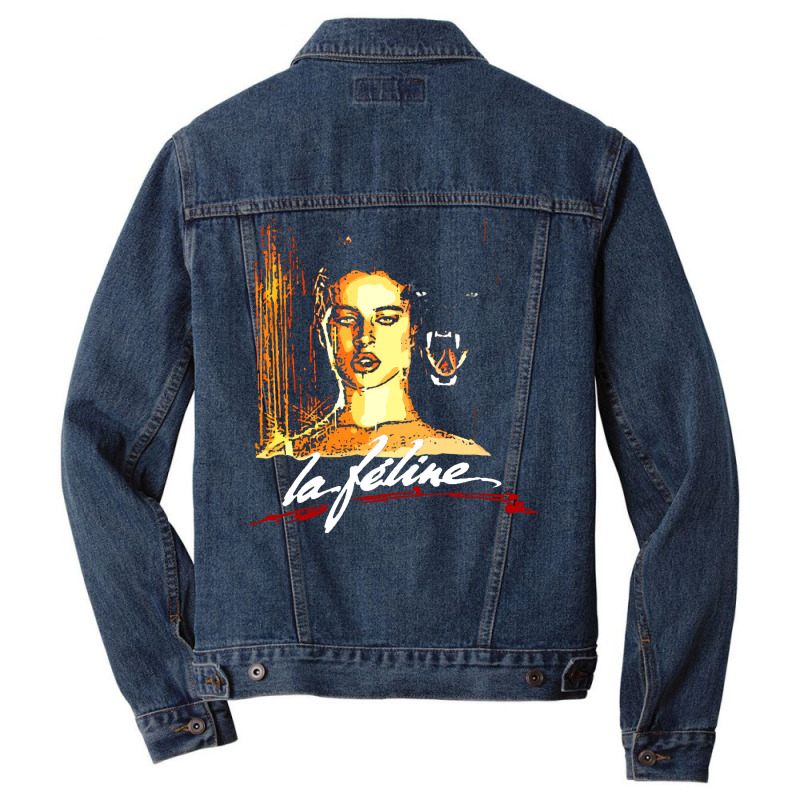 Cat People Men Denim Jacket by louineegilp | Artistshot