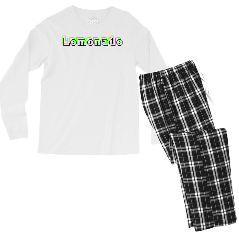 Copy Of Lemonade Men's Long Sleeve Pajama Set | Artistshot