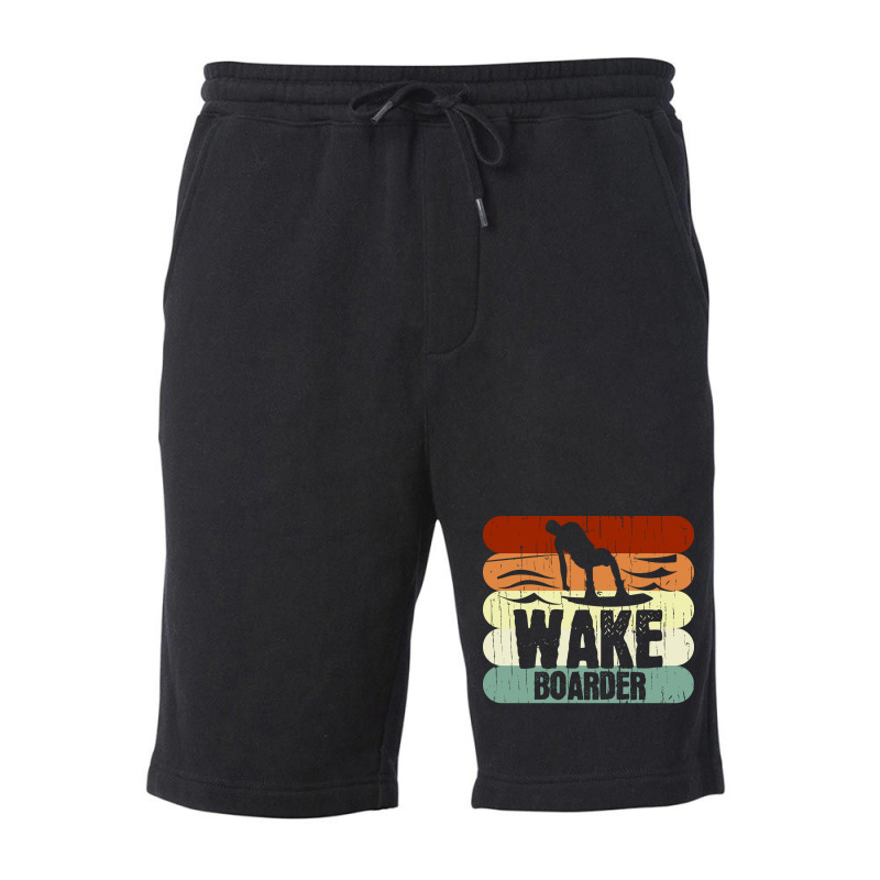 Vintage Wakeboarding Wakeboarder Wake Vintage Fleece Short | Artistshot