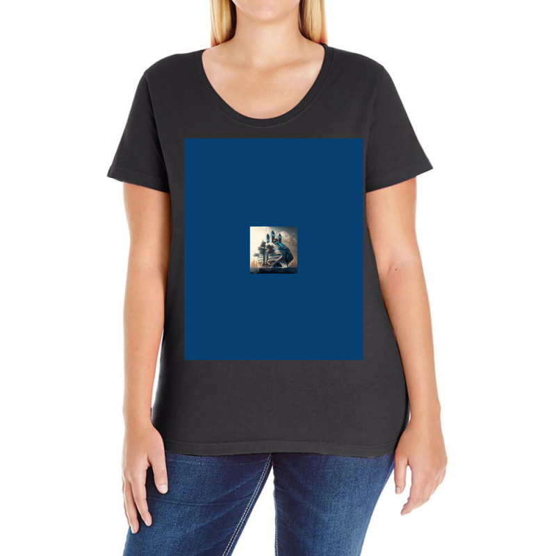 Futuristic Cruise Ship City Ladies Curvy T-Shirt by kawinasaphirz | Artistshot