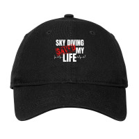 Sky Diving Saved My Life Hippie Adjustable Cap | Artistshot