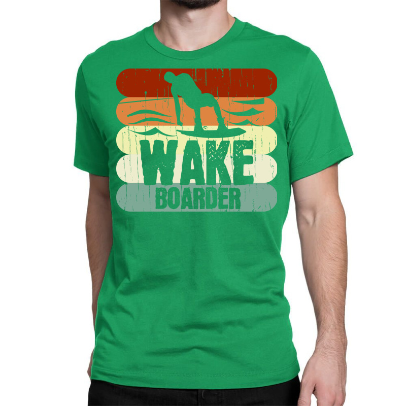 Vintage Wakeboarding Wakeboarder Wake Hipster Classic T-shirt | Artistshot