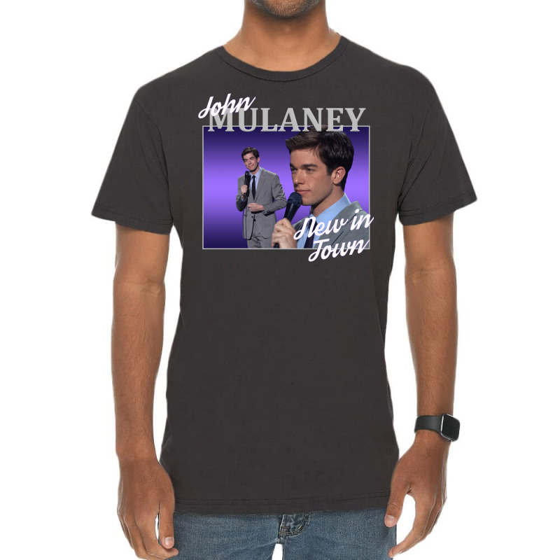 John Mulaney Homage Vintage T-Shirt by embarigosineg | Artistshot