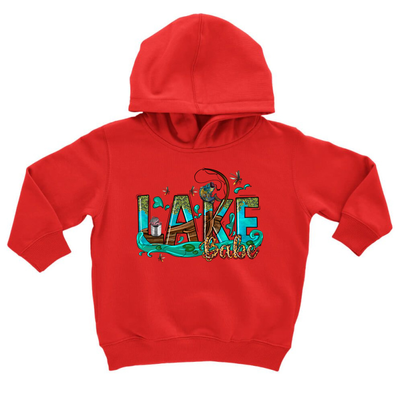 Lake Babe Toddler Hoodie by enoddigitalart@gmail.com | Artistshot