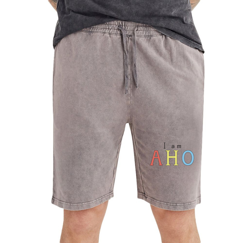 I Am Aho Vintage Short by buddoxhardoe | Artistshot