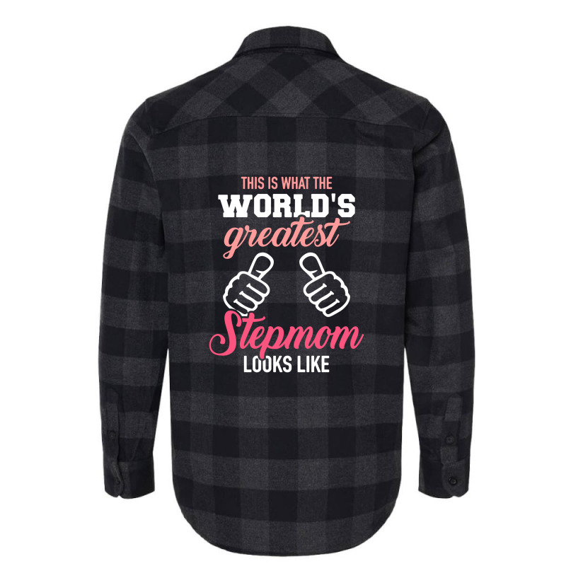 This Is What The World's Greatest Stepmom Looks Li Flannel Shirt by skw art | Artistshot