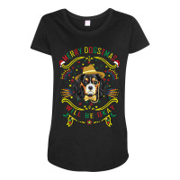 Merry Dogstmas Will Be Okay Merry Christmas, Funny Maternity Scoop Neck T-shirt | Artistshot