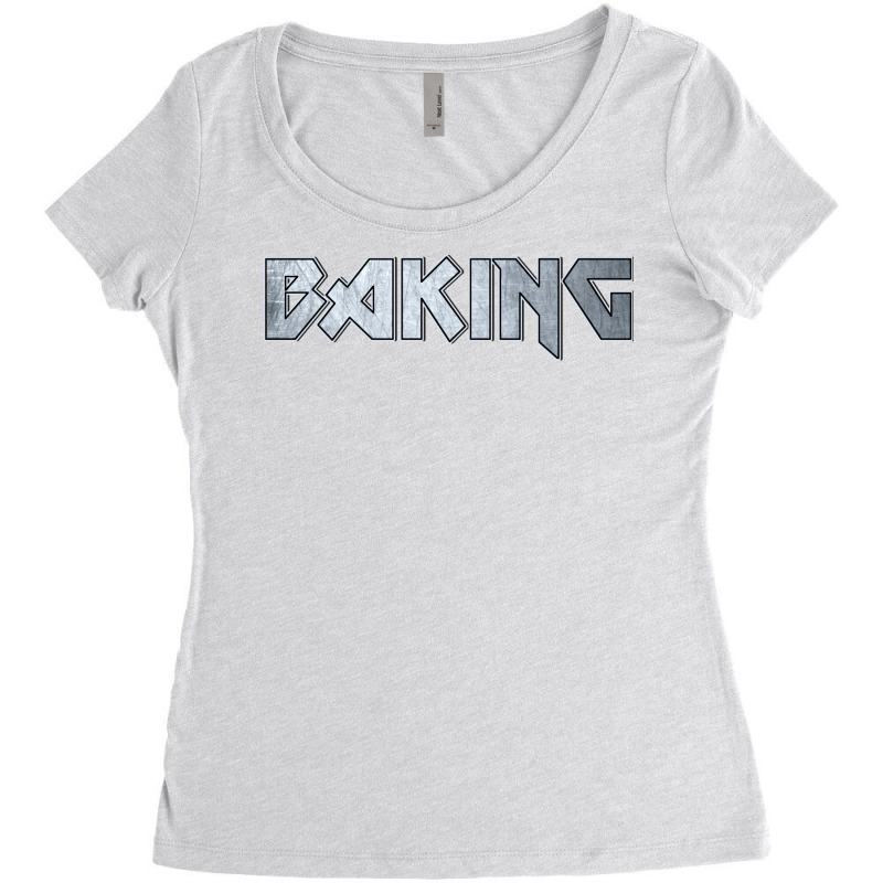 Baking Hippie Blue Women's Triblend Scoop T-shirt by soutzitacenv | Artistshot