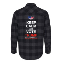 Keep Calm And Vote Trump For President Election 20 Flannel Shirt | Artistshot