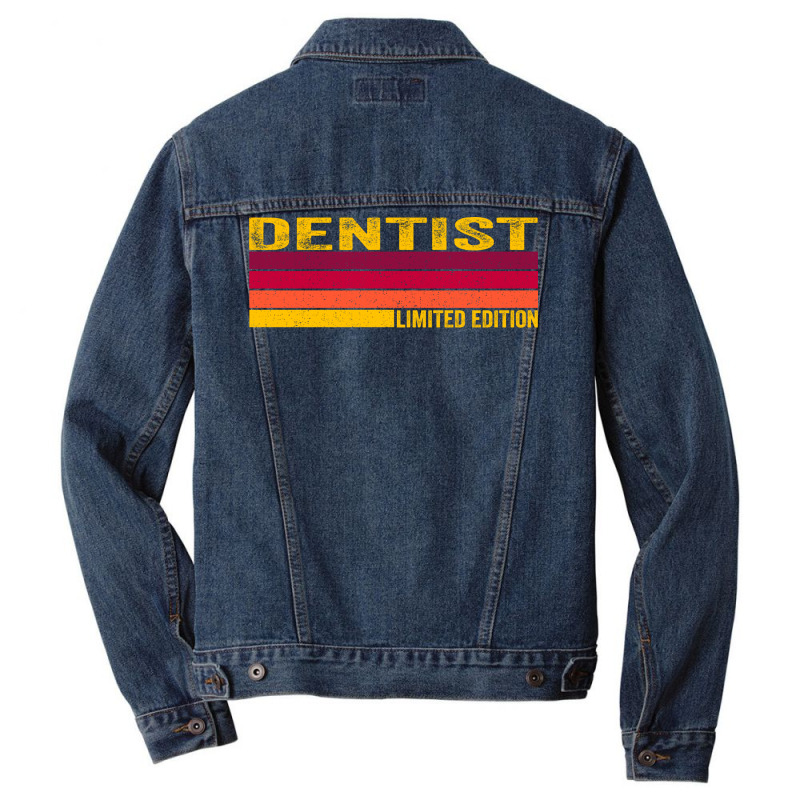 Dentist 80s Retro Vintage Limited Edition Trending Men Denim Jacket by garigozairr | Artistshot