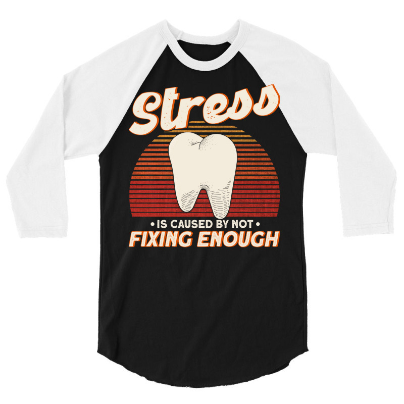 Dentist Assistant Fix Teeth Dentist Boy 3/4 Sleeve Shirt by advtinmarp | Artistshot