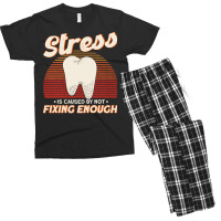 Dentist Assistant Fix Teeth Dentist Boy Men's T-shirt Pajama Set | Artistshot