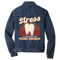 Dentist Assistant Fix Teeth Dentist Boy Men Denim Jacket | Artistshot