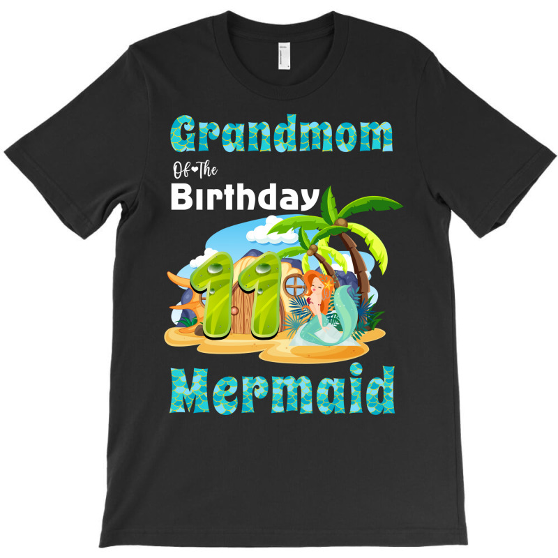 Cute Mermaid Grandmom Of The 11th Birthday Love T-shirt | Artistshot