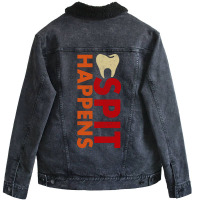 Dentist Dental Hygienist Dental Assistant Hygiene Unisex Sherpa-lined Denim Jacket | Artistshot