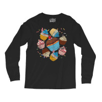 Baking Sweets Food Lover Dessert Foodie Sprinkle C Long Sleeve Shirts | Artistshot