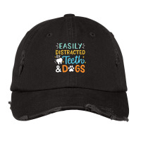 Dentist Dental Teeth Dogs Nostalgia Vintage Cap | Artistshot