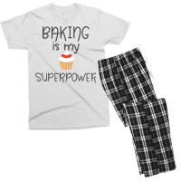 Baking Baking Is My Superpower Men's T-shirt Pajama Set | Artistshot