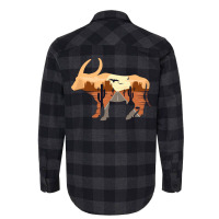 Buffalo Animal Dessert Girl 80s Flannel Shirt | Artistshot