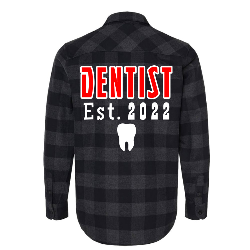 Dentist Est 2022 Hipster Flannel Shirt | Artistshot