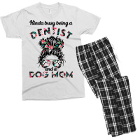 Dentist Woman And Dog Mom Perfect Present For Moth Men's T-shirt Pajama Set | Artistshot