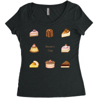 Dessert Time Travel Women's Triblend Scoop T-shirt | Artistshot