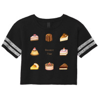 Dessert Time Travel Scorecard Crop Tee | Artistshot