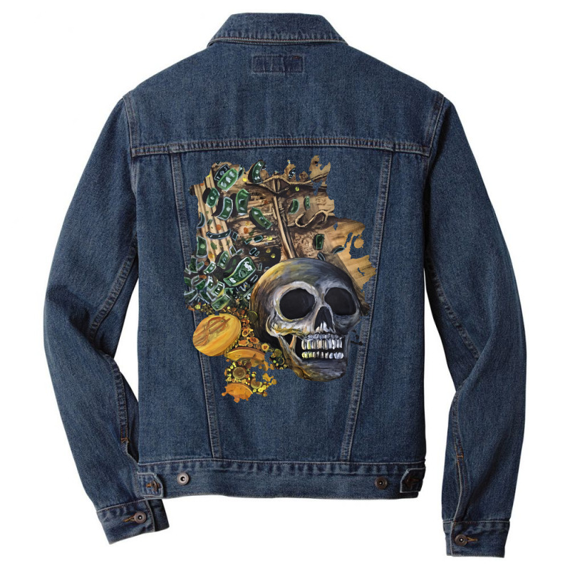 Time Is Money Trending Men Denim Jacket by ezichihastiv | Artistshot