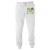 March 1981 Birthday Gift  Vintage March 1981 Aweso Unisex Jogger | Artistshot