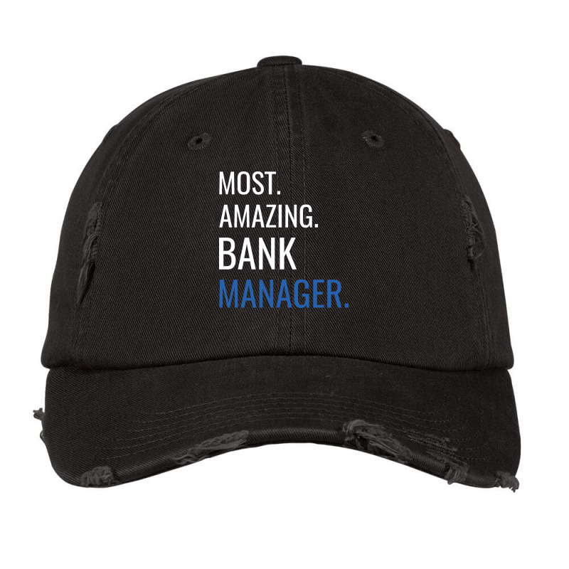 Most Amazing Bank Manager Travel Vintage Cap by tunquelss6 | Artistshot