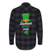 Luckiest Dentist Ever St Patricks Day Gift Funny Flannel Shirt | Artistshot