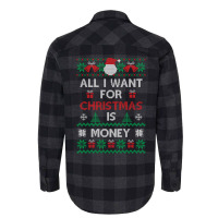 All I Want For Christmas Is Money Travel Flannel Shirt | Artistshot