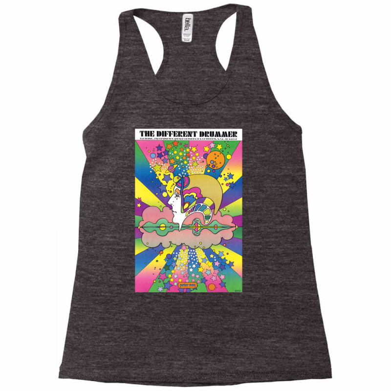 Different Drummer   Peter Max Racerback Tank by uriosobsei | Artistshot