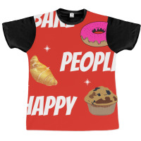 I Bake People Happy Baking Baker Aesthetic Graphic T-shirt | Artistshot