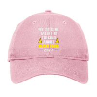 My Special Talent Is Talking About Baking Hob Girl Adjustable Cap | Artistshot