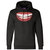 Smile With Braces Stars Champion Hoodie | Artistshot