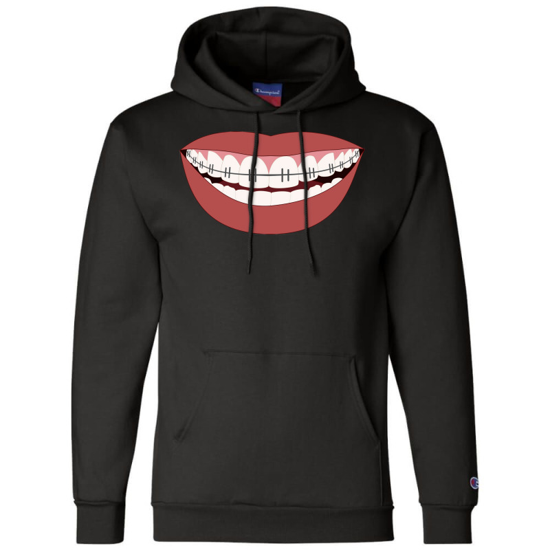 Smile With Braces Stars Champion Hoodie | Artistshot