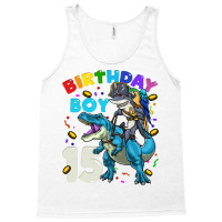 15th Birthday T Rex Birthday Boy Funny Tank Top | Artistshot