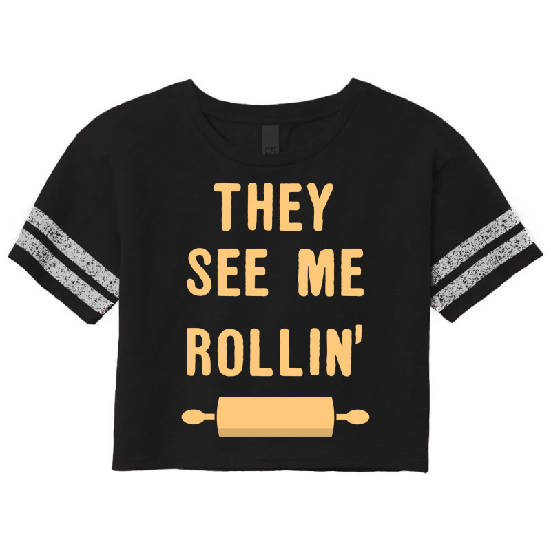 They See Me Rollin Nostalgia Scorecard Crop Tee by akolocrillyd | Artistshot