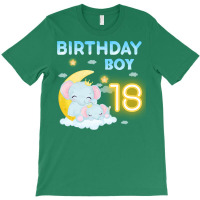 Cute Elephant 18th Birthday Boy 80s T-shirt | Artistshot